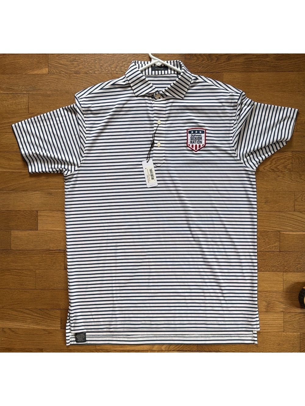Medium - Men - Turtleson Striped Performance Polo (NWT)